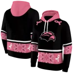 southern miss golden eagles awareness ribbon black pink hoodie best selling