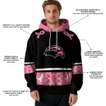 southern miss golden eagles awareness ribbon black pink hoodie best selling