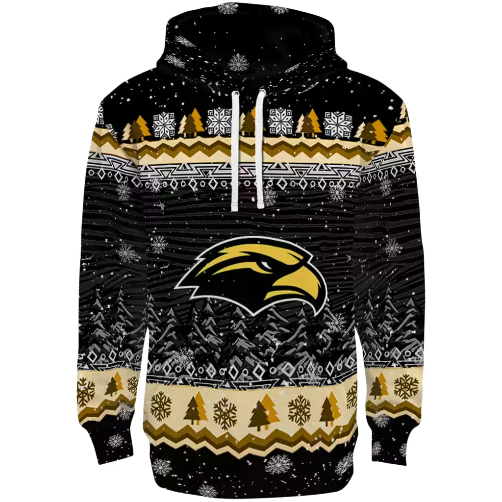 southern miss golden eagles christmas trees black hoodie best selling southern miss golden eagles christmas trees black hoodie best selling