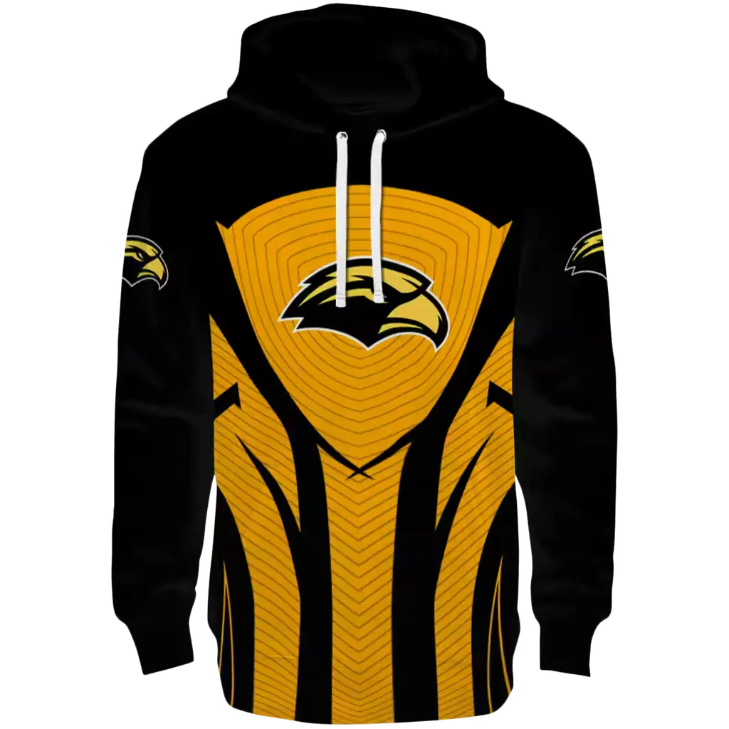 southern miss golden eagles concentric lines black hoodie best selling southern miss golden eagles concentric lines black hoodie best selling