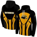 southern miss golden eagles concentric lines black hoodie best selling