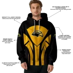 southern miss golden eagles concentric lines black hoodie best selling