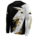 southern miss golden eagles dynamic slash black white hoodie best selling