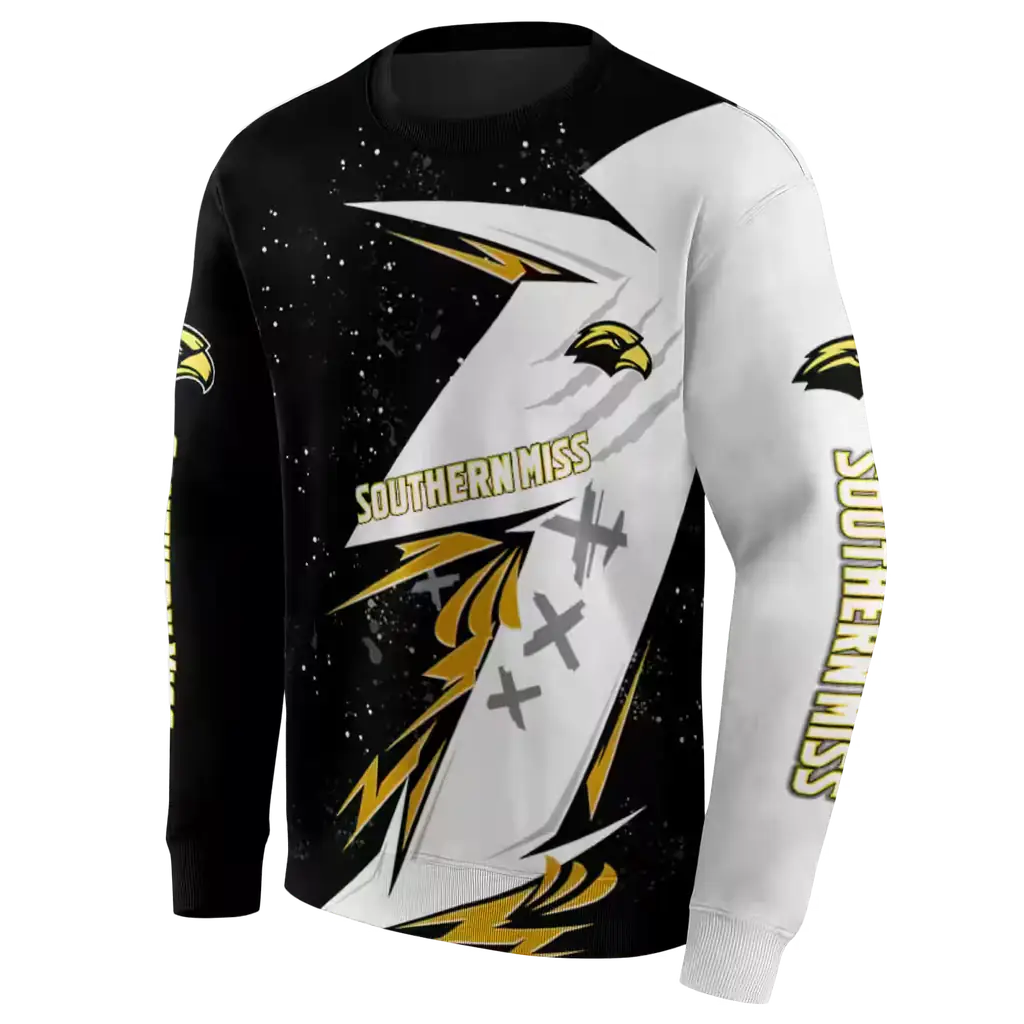 southern miss golden eagles dynamic slash black white hoodie new arrival southern miss golden eagles dynamic slash black white hoodie new arrival