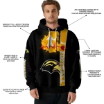 southern miss golden eagles football heartbeat black hoodie best selling