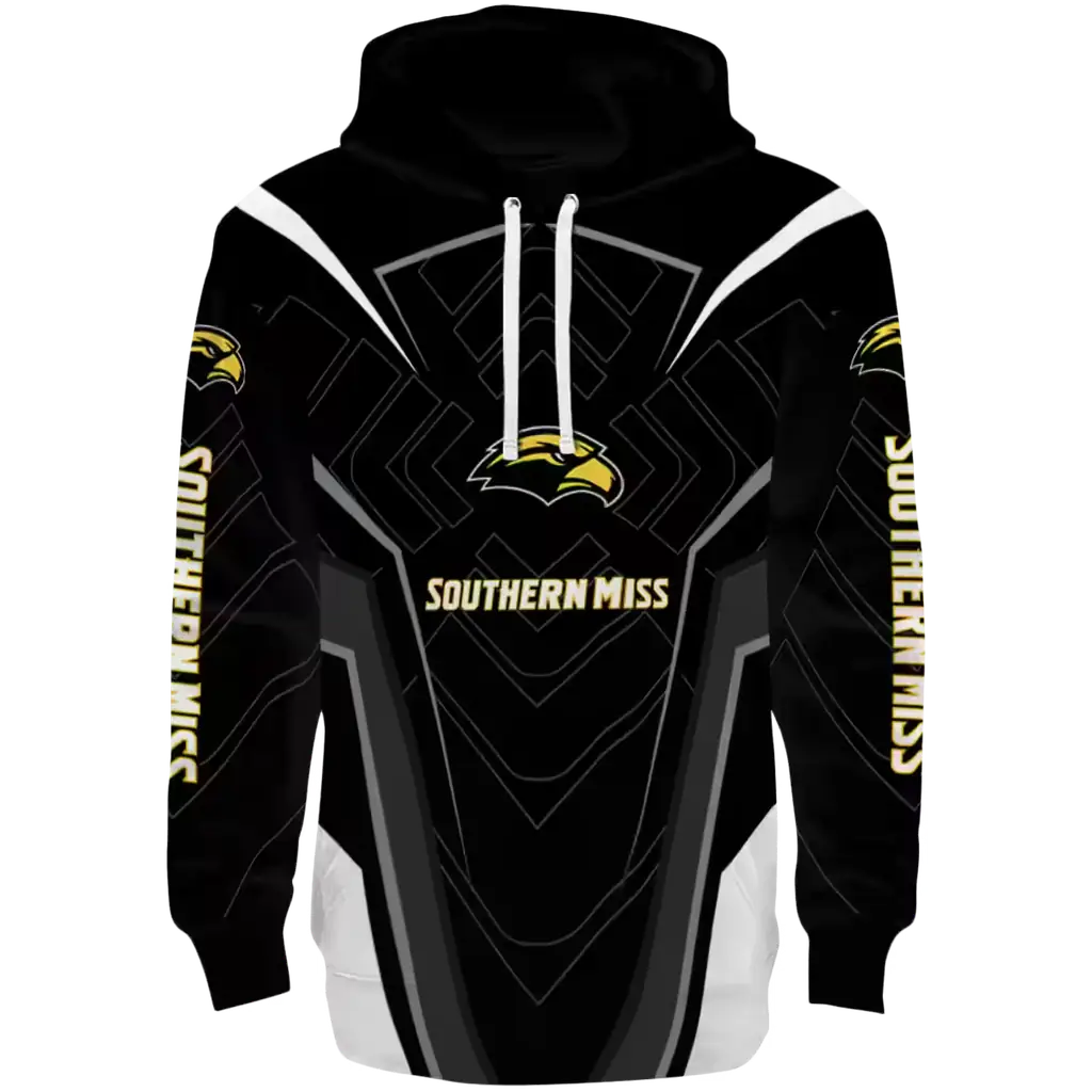 southern miss golden eagles futuristic pattern black hoodie best selling southern miss golden eagles futuristic pattern black hoodie best selling