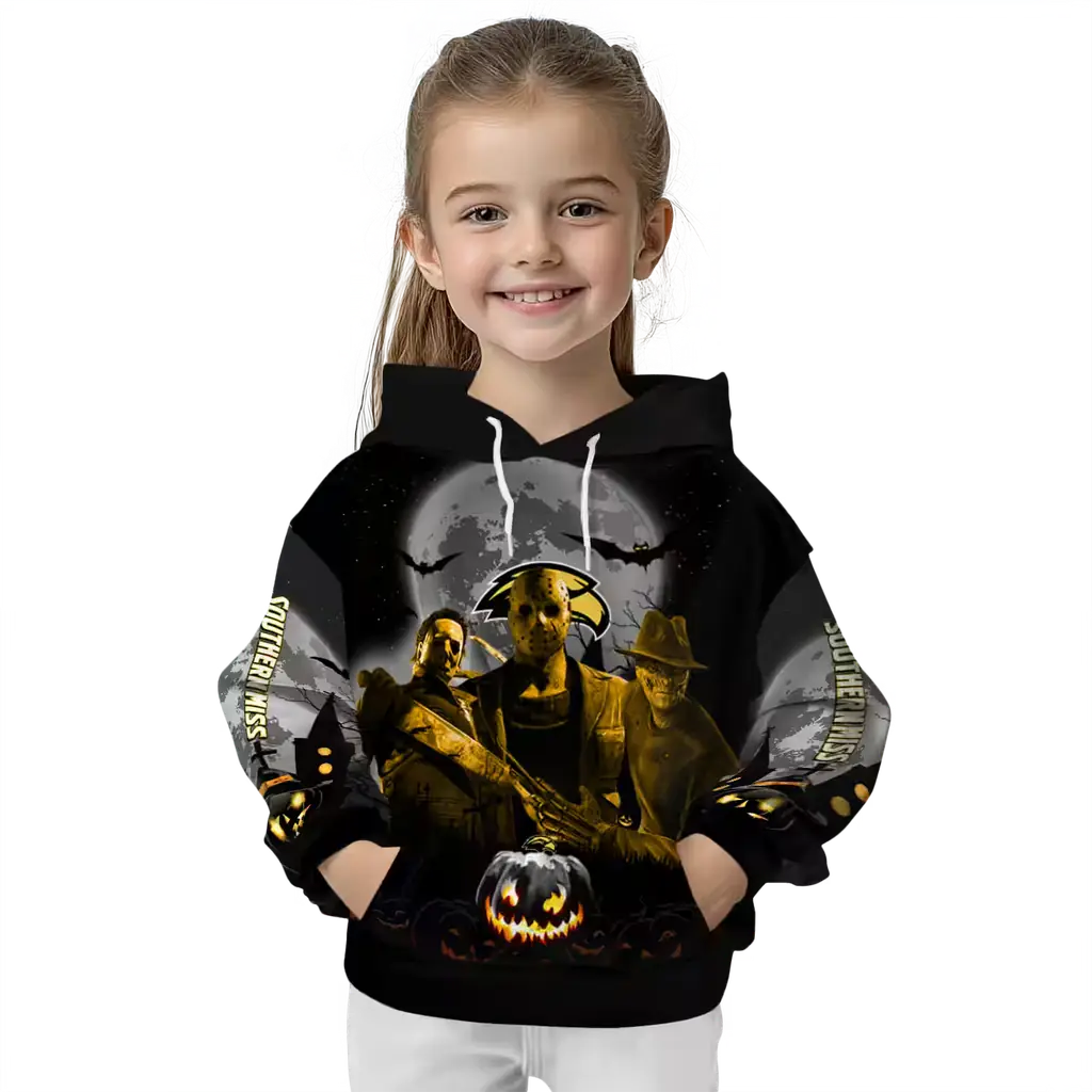 southern miss golden eagles halloween vibes black hoodie top rated southern miss golden eagles halloween vibes black hoodie top rated