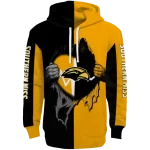southern miss golden eagles heartbeat graphic black hoodie best selling