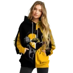southern miss golden eagles heartbeat graphic black hoodie best selling