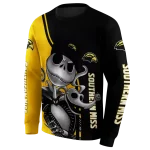 southern miss golden eagles jack skellington black hoodie best selling