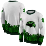 southern miss golden eagles lucky motif white green hoodie best selling