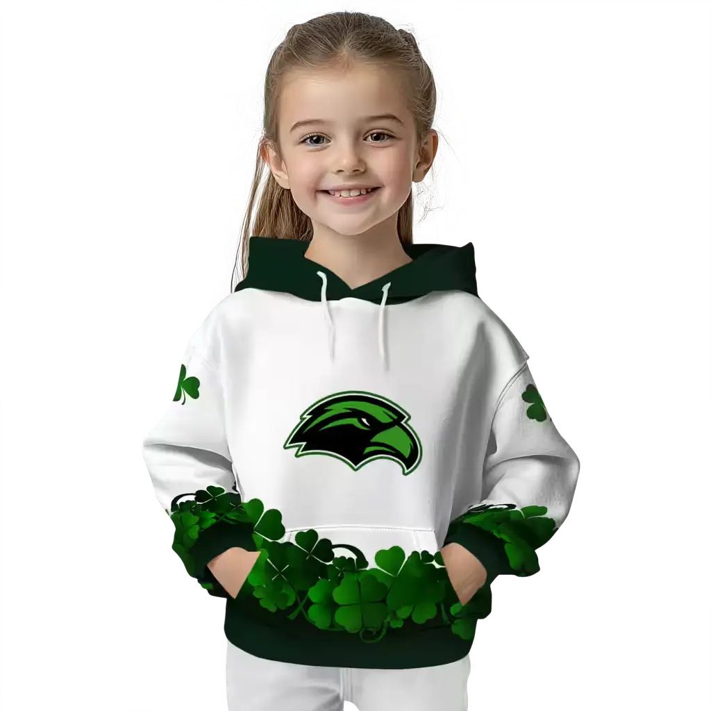 southern miss golden eagles lucky motif white green hoodie top rated southern miss golden eagles lucky motif white green hoodie top rated