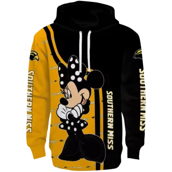 southern miss golden eagles minnie mouse black hoodie best selling