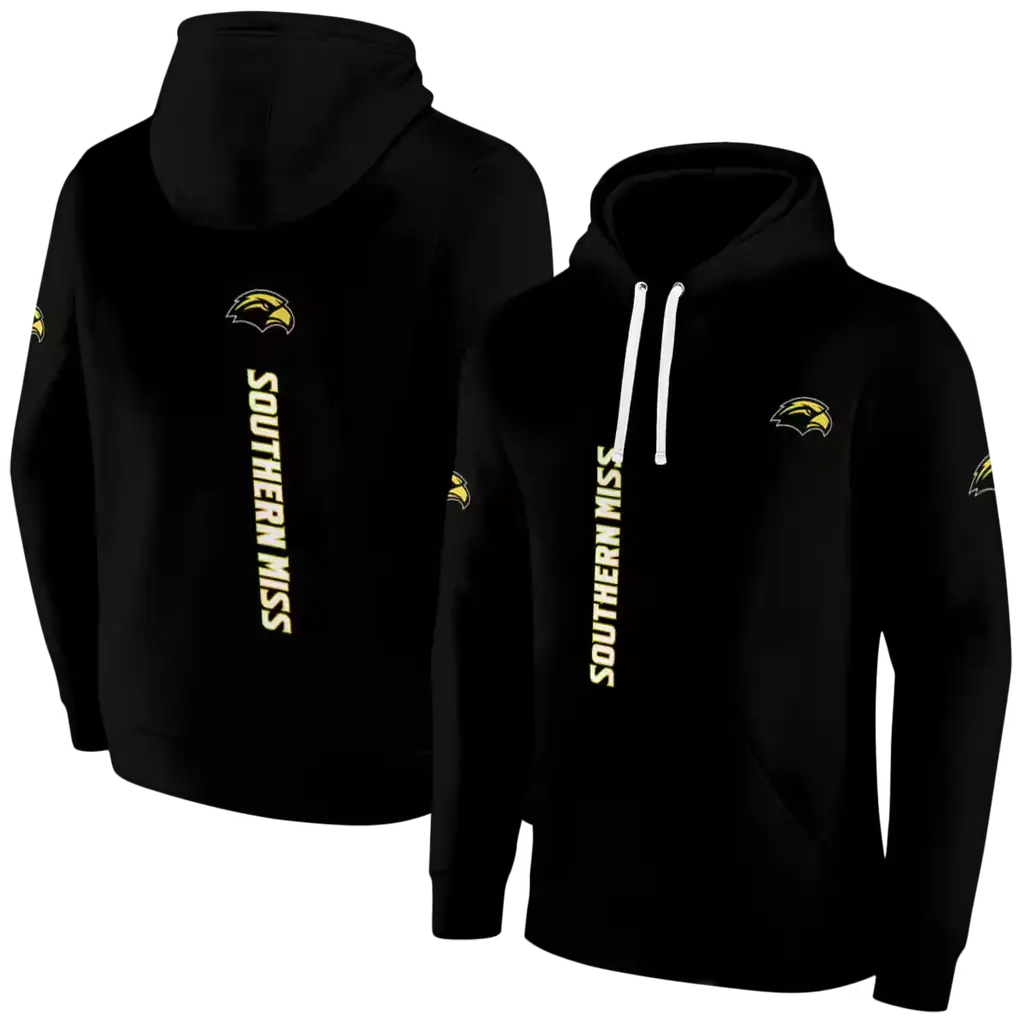 southern miss golden eagles monogram pattern black hoodie fashion forward southern miss golden eagles monogram pattern black hoodie fashion forward