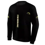 southern miss golden eagles monogram pattern black hoodie best selling