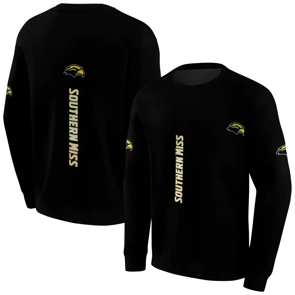 southern miss golden eagles monogram pattern black hoodie premium grade southern miss golden eagles monogram pattern black hoodie premium grade
