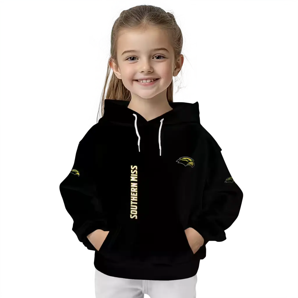 southern miss golden eagles monogram pattern black hoodie top rated southern miss golden eagles monogram pattern black hoodie top rated