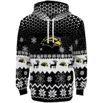 southern miss golden eagles reindeer motif black hoodie best selling