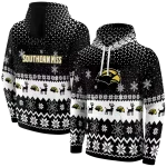 southern miss golden eagles reindeer motif black hoodie best selling
