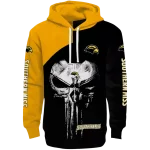 southern miss golden eagles skull punisher gold black hoodie best selling