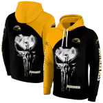 southern miss golden eagles skull punisher gold black hoodie best selling