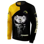 southern miss golden eagles skull punisher gold black hoodie best selling