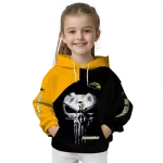 southern miss golden eagles skull punisher gold black hoodie best selling