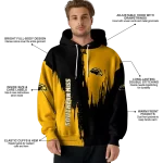 southern miss golden eagles splatter effect black hoodie best selling