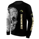 southern miss golden eagles sugar skull black hoodie best selling
