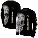 southern miss golden eagles sugar skull black hoodie best selling