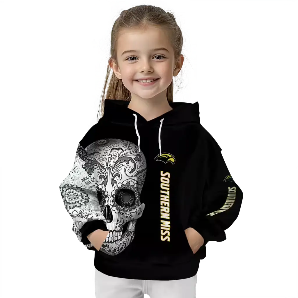 southern miss golden eagles sugar skull black hoodie top rated southern miss golden eagles sugar skull black hoodie top rated