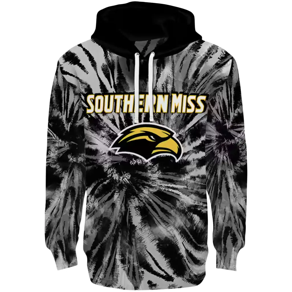 southern miss golden eagles tie dye pattern black hoodie best selling southern miss golden eagles tie dye pattern black hoodie best selling