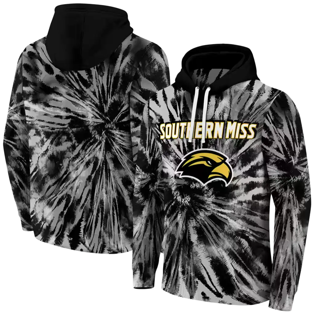 southern miss golden eagles tie dye pattern black hoodie fashion forward southern miss golden eagles tie dye pattern black hoodie fashion forward