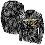 southern miss golden eagles tie dye pattern black hoodie best selling