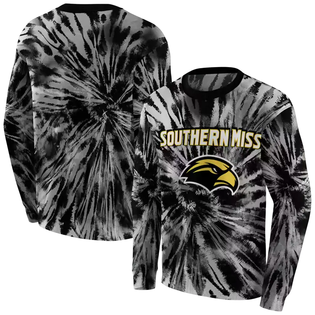 southern miss golden eagles tie dye pattern black hoodie premium grade southern miss golden eagles tie dye pattern black hoodie premium grade