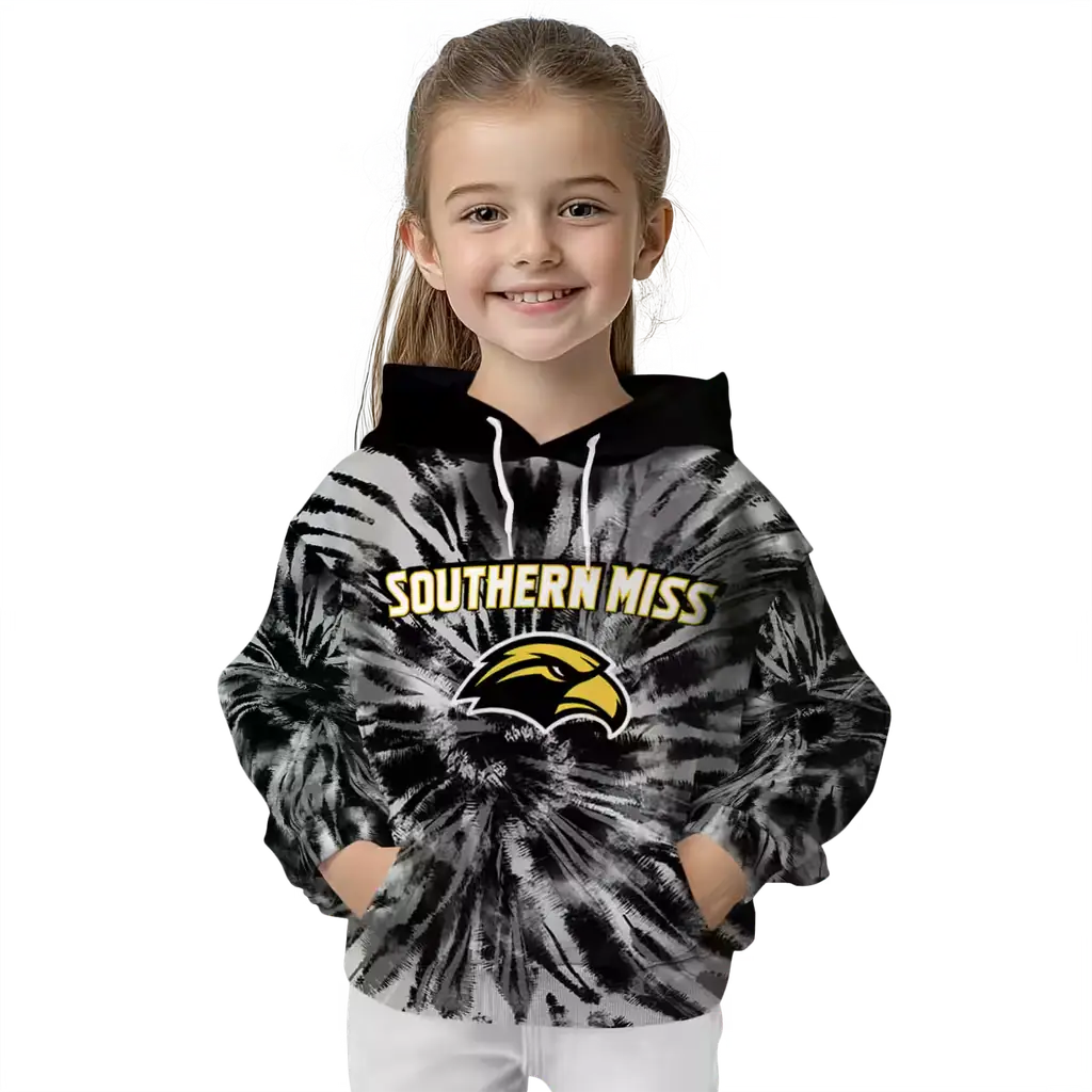southern miss golden eagles tie dye pattern black hoodie top rated southern miss golden eagles tie dye pattern black hoodie top rated
