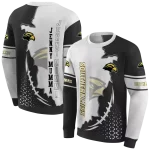 southern miss golden eagles triangular pattern black white hoodie best selling