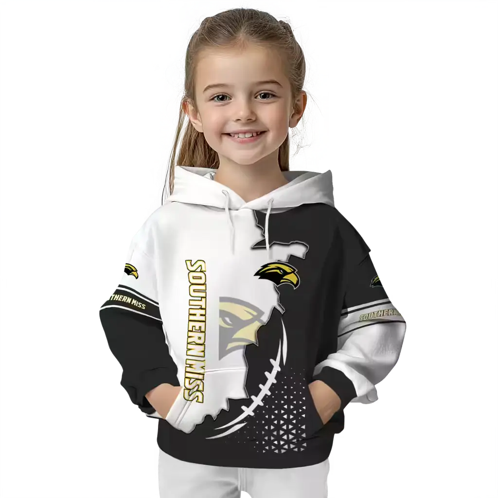 southern miss golden eagles triangular pattern black white hoodie top rated southern miss golden eagles triangular pattern black white hoodie top rated