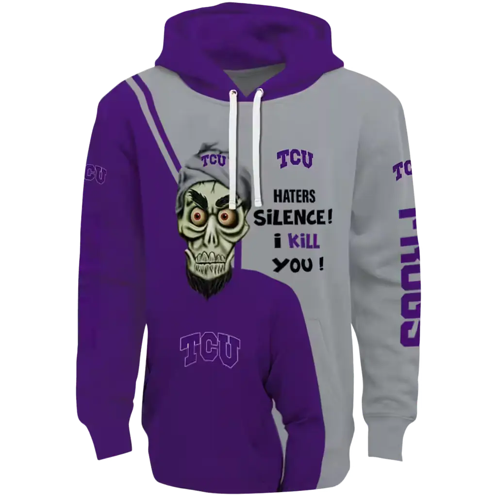 tcu horned frogs achmed skull purple hoodie best selling tcu horned frogs achmed skull purple hoodie best selling