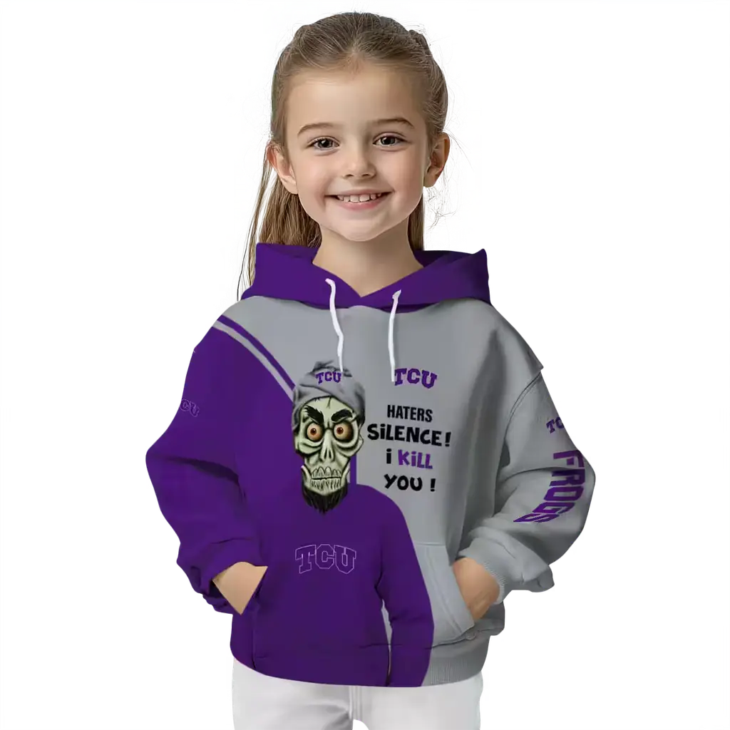 tcu horned frogs achmed skull purple hoodie top rated tcu horned frogs achmed skull purple hoodie top rated
