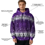 tcu horned frogs christmas trees purple hoodie best selling