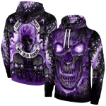 tcu horned frogs demonic skull purple black hoodie best selling
