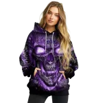 tcu horned frogs demonic skull purple black hoodie best selling