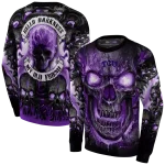 tcu horned frogs demonic skull purple black hoodie best selling