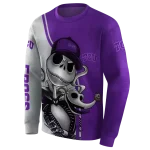 tcu horned frogs jack skellington purple hoodie best selling