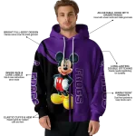 tcu horned frogs mickey mouse purple black hoodie best selling