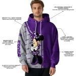 tcu horned frogs minnie mouse purple hoodie best selling