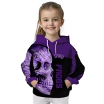 tcu horned frogs skull motif purple black hoodie best selling