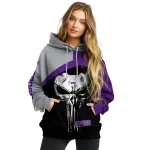 tcu horned frogs skull punisher grey black hoodie best selling