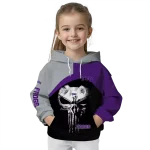 tcu horned frogs skull punisher grey black hoodie best selling